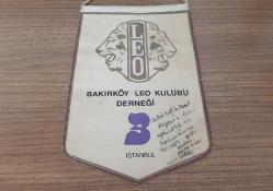 BAKIRKÖY LEO KULÜBÜ - LİONS FLAMA ROZET - MADALYA ( İMZALI )  C4483