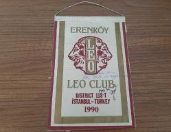 ERENKÖY LEO KULÜBÜ - LİONS FLAMA ROZET - MADALYA ( İMZALI )  C4485