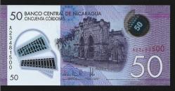 ** NİKARAGUA ( 50 * CORDOBAS ) 2014 * PLASTİK - ÇİL