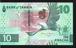 ** ZAMBİYA ( 10 * KWACHA - AH 6828854 ) 2024 - ÇİL