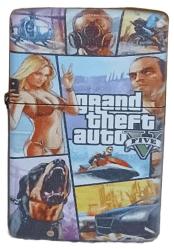 GTA 5 Model 2 Zippo Tarzı Benzinli Çakmak Siyah