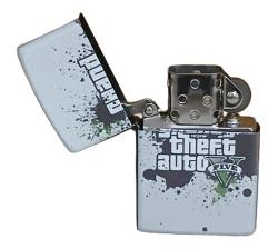 GTA 5 Model 3 Zippo Tarzı Benzinli Çakmak Siyah