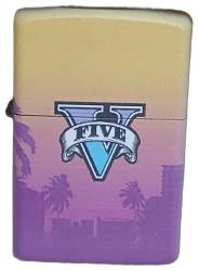 GTA 5 Model 4 Zippo Tarzı Benzinli Çakmak Siyah