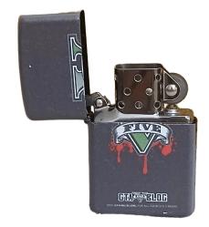 GTA 5 Model 6 Zippo Tarzı Benzinli Çakmak Siyah