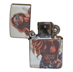 GTA 5 Model 7 Zippo Tarzı Benzinli Çakmak Siyah