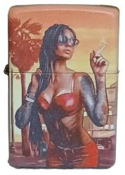 GTA 5 Model 8 Zippo Tarzı Benzinli Çakmak Siyah