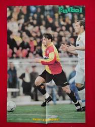 Dev Poster - Galatasaray Tugay Kerimoğlu, Fenerbahçe Sabin İlie Çift Taraflı Poster - Süper Futbol Dergisi