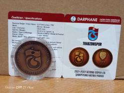 Bronz Hatıra Para Trabzonspor 2021-2022 Sezonu Süper Lig Şampiyonu(sertifikalı)