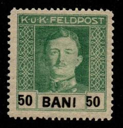 İmparator Charles KuK FELDPOST 50 BANI
