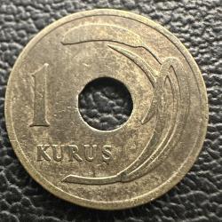 Türkiye Delikli 1 Kuruş 1949