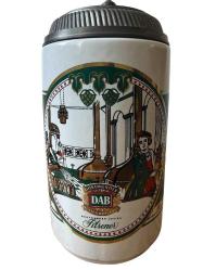 Battal Büyük Boy Almanya Dortmund Zin Kapaklı Bira Bardağı TANKART