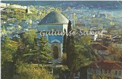 Bursa Genel Görünüş ve Yeşil Türbe / Ticaret Kartpostalları