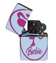 Barbie Model 2 Zippo Tarzı Benzinli Çakmak Siyah