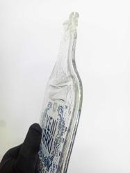 Yeni Rakı Şişesinden Dönüştürülmüş Dekoratif Yassı Sunum Tabağı