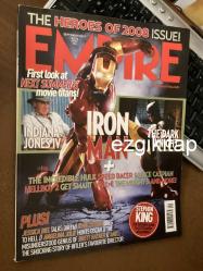 empire sinema dergisi eylül 2007 (ing) empire magazine september 2007 (iron man indiana jones jessica biel angelina jolie the mummy hellboy stephen king the shining brett ramer  chris cooper john cusack)