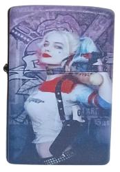 Harley Quinn Zippo Tarzı Benzinli Çakmak Siyah