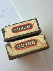 1960-1970 Dönemi TEKEL 2 Adet farklı versiyon Bafra sigara pakedi kapalı dolu açılmamış kolleksiyonluk iyi kondüsyon