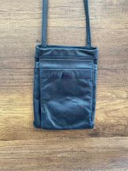 Vintage Hakiki Deri Kol Çantası Çok gözlü