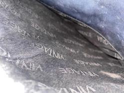 Vintage Hakiki Deri Kol Çantası Çok gözlü