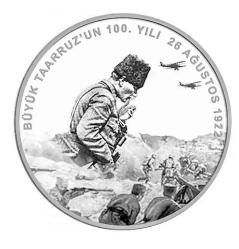 Darphane Büyük Taarruz'un gümüş Sertifikalı