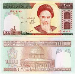 P#143g İran 1000 Riyal 2007-2008 ÇİL
