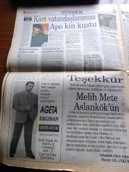 Büyük Kurultay Gazetesi - Turkish Newspaper - 9 Şubat 1998 - Susurluk adına ihanet çemberi - Ebulfez Elçibey ittifakla yeniden genel başkan seçildi - Azerbaycan'da AHCP rüzgarı fotoğraf - Türkmenlerin Hakkı garantiye alınmalı - memura grev hakkı verilmeli - Doğu Türkistan'da 192 Türk idam edildi - büyükelçiler MHP'yi ziyaret etti - memura sendika yasasını MHP yakın takibe  aldı - DHKPC'liler devlete isyan bayrağı açtılar - özel tim'de bıyık operasyonu - madalyalı tek ülke Türkiye - tarihi konuşturmak yazan Mustafa Buhan - Yunanlı interneti işgal etti - Azerbaycan cumhurbaşkanı Haydar Aliyev Bakü Ceyhan boru hattı için teminat verdi - Dev Sol militarlığı tarafından katledilen Nihat Uygun rahmetle anıldı fotoğraf - ülkücü gözüyle Susurluk ve değerlendirmesi - ölümünün 6. Yıldönümü dolayısıyla Türkmen şairi  Mehmet İzzet Hattat - Atatürk ve maske olarak kullananlar - Din eğitimine Danıştay darbesi - Kürt vatandaşlarımıza Apo kin kustu - Şanar Yurdatapan'a 10 ay hapis fotoğraf