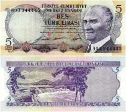 TC 6.Emisyon 5 TL 1.Tertip-B03...445 ÇA