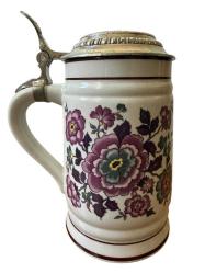 Zin Kapaklı Nostaljik Alman Bira Bardağı TANKART