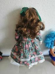 40 cm PORSELEN BEBEK YEŞİL GÖZLÜ ÇOK GÜZEL KOLEKSİYONLUK KUSURSUZ GÜZEL