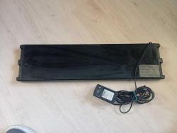 vintage kayar yazılı isikli tabela. çalışır durumda 57x15 cm