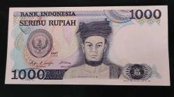 1987 YILI ENDONEZYA 1000 RUPHİ  HİÇ KULLANILMAMIŞ