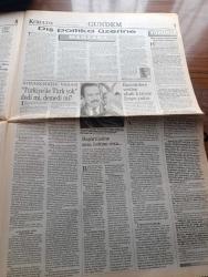 Büyük Kurultay Gazetesi - Turkish Newspaper - 12 Ocak 1998 - milletvekilleri halkı temsil etmekten uzaklar meclisin itibarını kalmadı - Süleyman Demirel ve Hikmet Çetin endişeli - Hayri Kozakçıoğlu Türkiye'de Türk yok dedi mi demedi mi - Tunca Toskay kürtler azınlık değildir - şehitler albümüne yoğun bilgi akıyor - başörtüsüne ceza üstüne ceza - Türkiye Tekel için ayağa kalktı - Büyük soygun Mustafa Kalemli'ye yüce divan yolu gözüktü - Ruslar Narmirza'nın başını kesip Kurban bayramında eve yolladılar - Suriye Kürtleri kendi çıkarları için kullanıyor - DHKPC'nin hedefi İncirlik üssü - yoksulluk sınırı 131,5 milyon lira - Talibanlar 11 bin Türkmen'i katlettiler - Mevlüt Uluğtekin Yılmaz'ın son kitabı Azerbaycan'da yayınlandı - Çözümün adı ülkücü hareket - büyük Türk milletine Noel mi Asimile mi - Onbir Ayın sultanı ramazan sayfası - boğazlara hakim olmamız gerekiyor - boğaz için Petrol en büyük tehlike - Bakü Ceyhan hattı tam gaz - Rusya ile Yunanistan limanda anlaştı