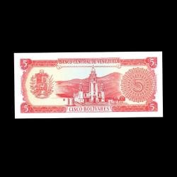 VENEZUELA (1989) - 5 Bolivares (ÇİL 10/10)