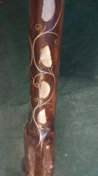 PİSTOV,  ESKİ ANTEP İŞİ SEDEF İŞLEMELİ DEKORLUK PİŞTOV..44 CM.