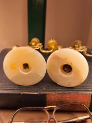 Antika Çift Şamdan