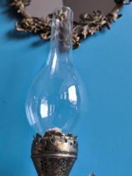 Antika Avrupa Opalin Gaz Lambası