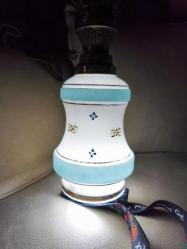 Antika Avrupa Opalin Gaz Lambası