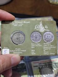 Sultan Reşat 1327/5 Nikel 10 Para Çil