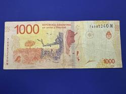 Arjantin 1000 Peso 2020. ÇT