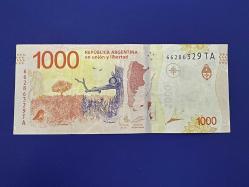 Arjantin 1000 Peso 2020. ÇÇT