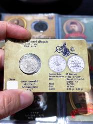 Sultan Reşat 1327/3 Gümüş 2 Kuruş Çil