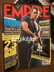 empire sinema dergisi ağustos 2007 (ing) empire magazine august 2007 (matt damon transformers gary oldman john rambo harrison ford the brothers bloom hostel 2 knocked up)