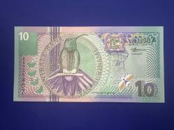 Surinam 10 Gulden 2000. Çil