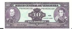 ** VENEZUELLA ( 10 * BOLİVARES ) 1995 - ÇİL