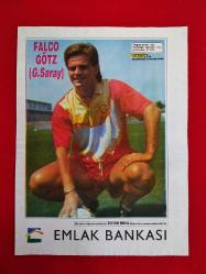 Galatasaray Falco Götz Posteri - Günaydın Gazetesi Hediyesi