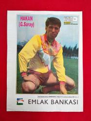 Galatasaray Hakan Şükür Posteri - Günaydın Gazetesi Hediyesi