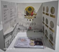 Osmanlı Padişahları1- 9 u 1 Set,de orjinal Darphane  Albümünde Her biri Sertifikalıdır