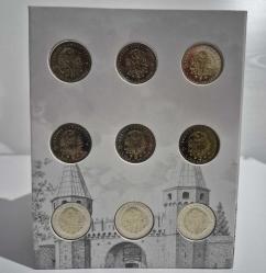 Osmanlı Padişahları1- 9 u 1 Set,de orjinal Darphane  Albümünde Her biri Sertifikalıdır