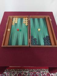 Backgammor Ahşap Çanta Tavla