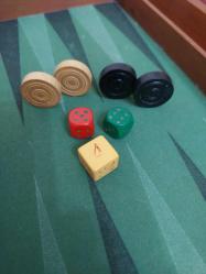 Backgammor Ahşap Çanta Tavla